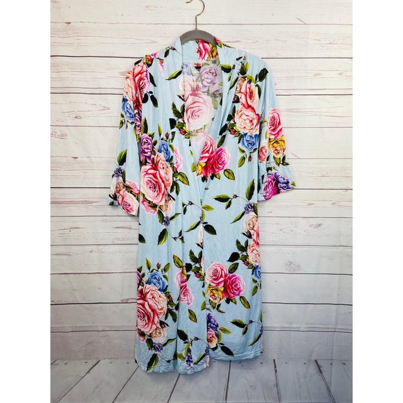 Posh Peanut Floral Robe Small - Picture 1 of 8